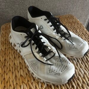 On Running Ladies Black and White Athletic Shoes